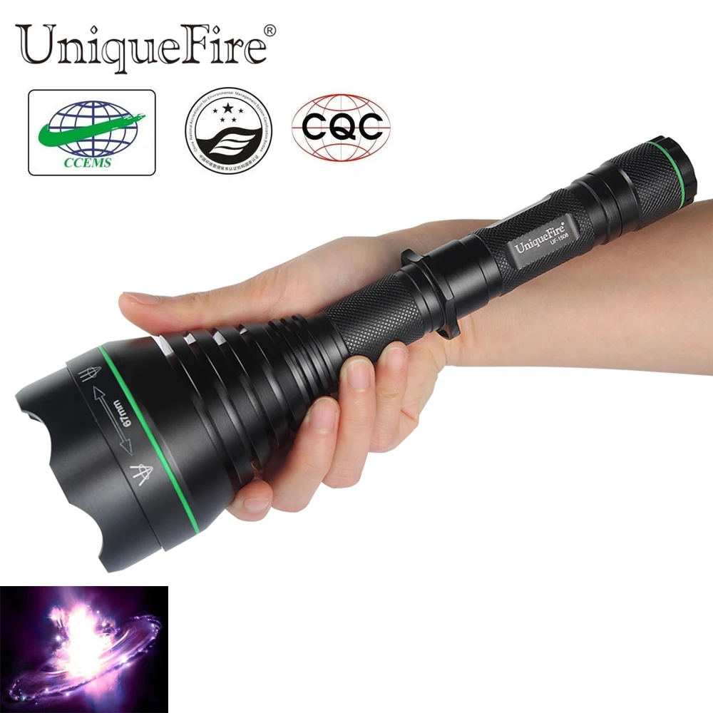

UniqueFire 1508 T67 IR 850 LED Night Vision Flashlight Upgrade 3 Modes IR Infrared Hunting Torch Flashlight Black Body