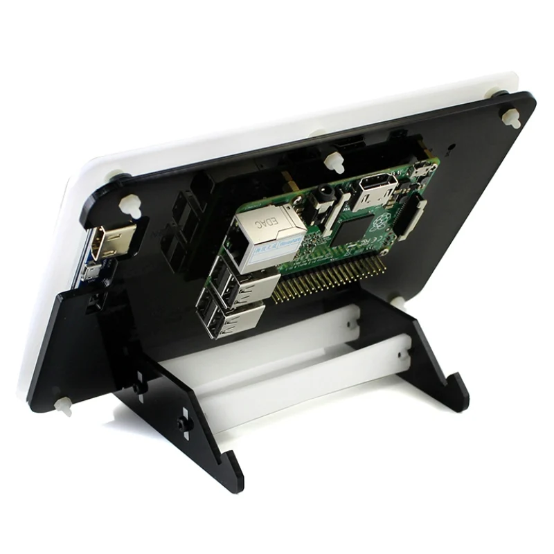 Raspberry Pi 3 7 дюймов HDMI ЖК дисплей с акриловым корпусом 1024*600 емкостный сенсорный