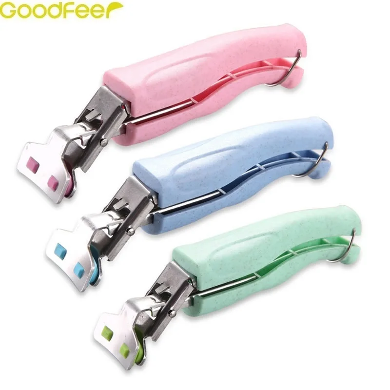 

Goodfeer Clip Clamp with Wheat Straw Handle Bowl Pot Pan Gripper For Lifting Pot Heat Resistant Plate Tongs Cooking Utensils