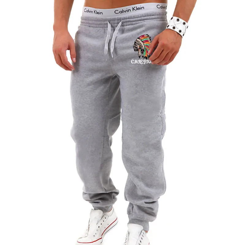 CHUQING New Fashion Print Trousers Indian Print Casual Sweatpants