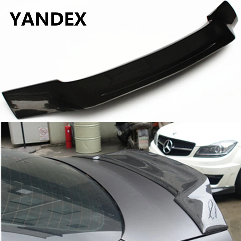 

Renntech Styling Carbon Fiber Auto Racing Rear trunk Wing Lip Spoiler For Audi A6 C7 sedan 2012~2018