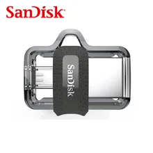 Sandisk Extreme Dual OTG USB Flash Drive 32GB high speed 150MB/S PenDrives USB3.0 SDDD3 For Smartphones,Tablets,PC,Mac