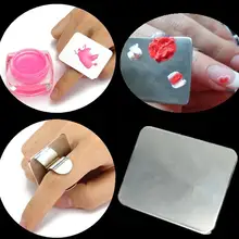 Beauty Girl Nail Art Palette Cosmetic Mixing Palette Set Ring Manicure Nail Tool for Blending Paint Shades Concealers Oct 31