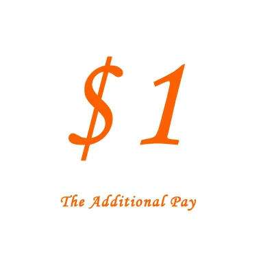 

Special Extra Payment of $1 USD for Price Difference