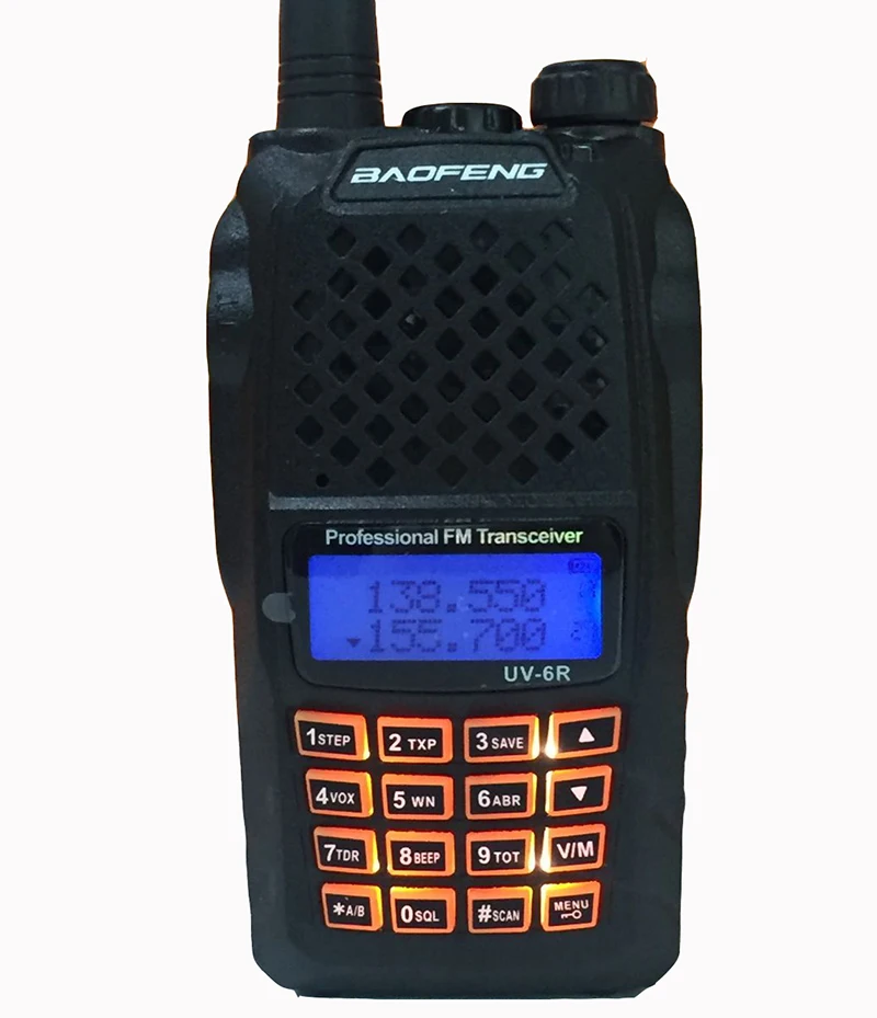 7W New baofeng uv-6r Scanneres walkie talkie VHFUHF 136-174MHz400-520MHz hf transceiver cb DTMF CTCSS cb comunicador handy (5)