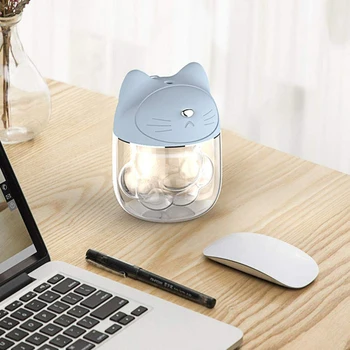 

Cartoon Ultrasonic Air Humidifier Face Mist Sprayer Night Light Humidifier Facial Moisture Nanometer Hydrating Mister