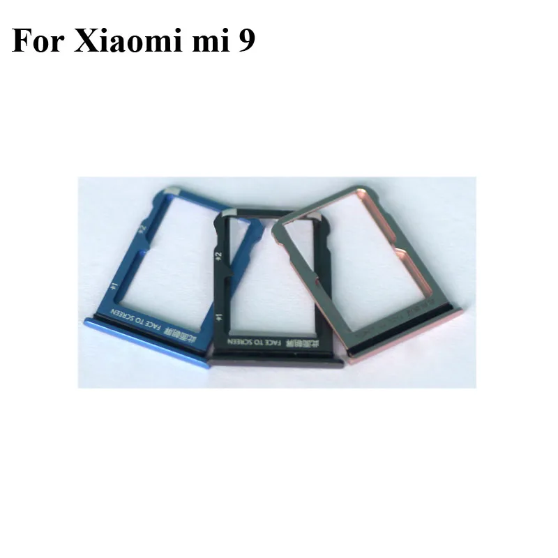 Лоток для SIM-карты Xiaomi mi 9 mi9 лоток карт держатель слот адаптер гнездо запасные