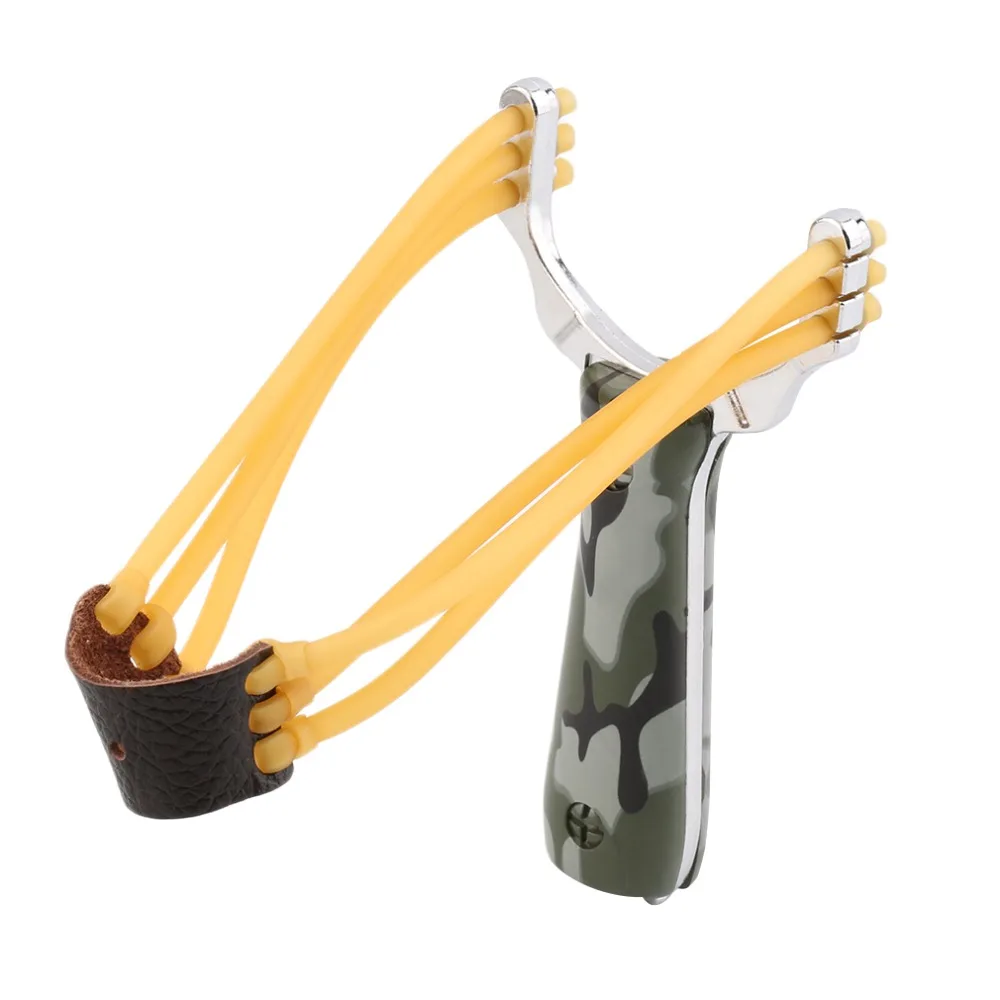 Popular Powerful Sling Shot Aluminium Alloy Slingshot Camouflage Bow