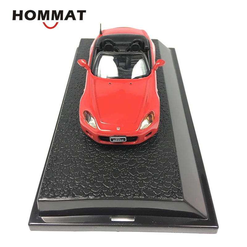 HOMMAT Simulation 1/43 Honda S2000 конвертируемая спортивная модель автомобиля литая модель игрушечного автомобиля Коллекционная модель автомобиля игрушки для детей