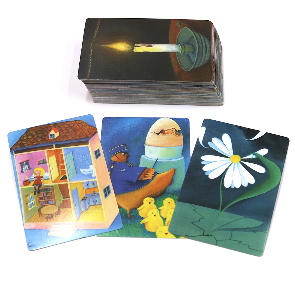 Карточные игры dixit детские настольные игры, настольные забавные Семейные игральные карты английские русские правила деревянный кролик