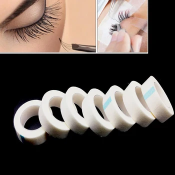 

5pcs Isolation White Tape Cushion Eyelids Eyelash Extension Lint Free Grafting Eye Pads Under Patches Paper For False Lash Patch