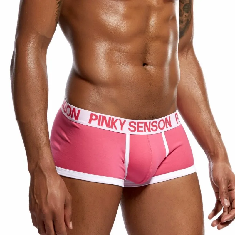 Трусы боксеры PINKY SENSON S17BO мужские хлопковые нижнее белье с принтом в виде граффити