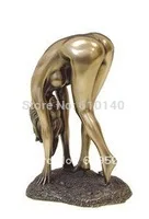 

New Female Nude Dancer Statue Sculpture Sexy Lady Bronze