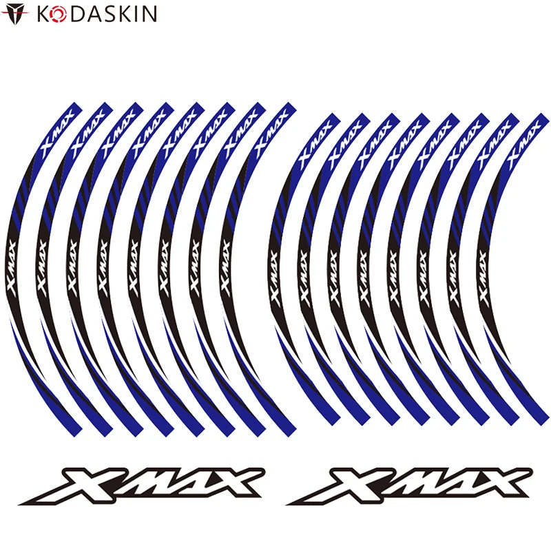 

KODASKIN Stripe Wheel Rim Stickers Customized for Yamaha XMAX X-max