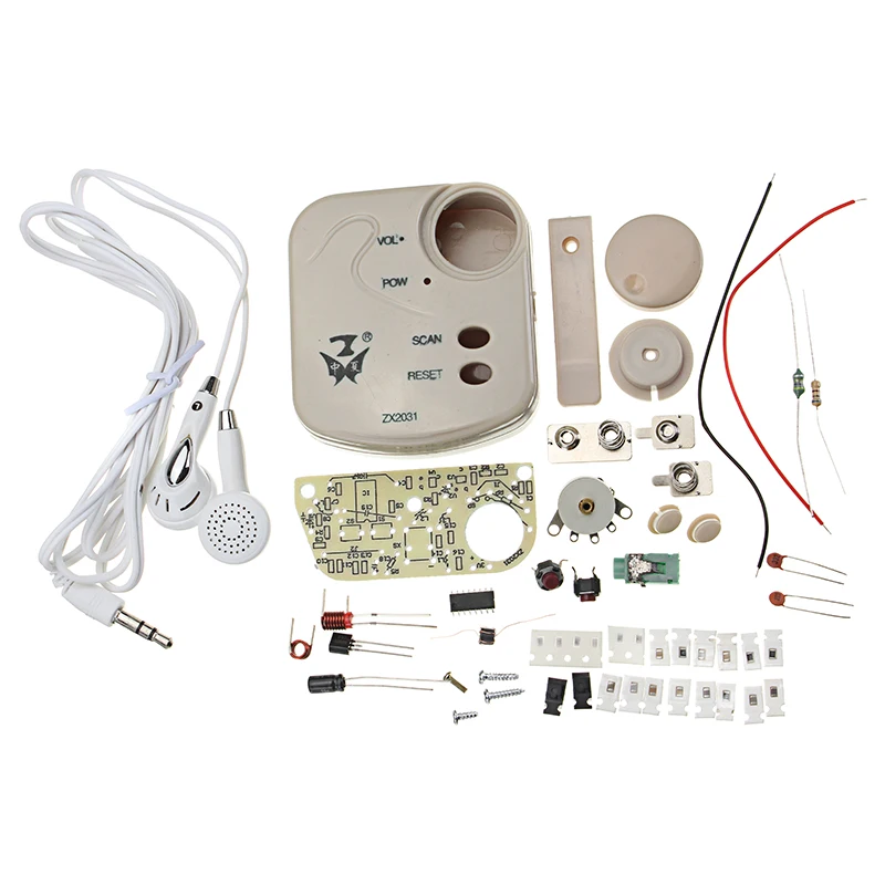 

Mini SMD Radio Kit 1.8-3.5V 70KHz FM DIY Electronic Production KitRadio DIY Kits FM Frequency Modulation Radio Training Suite