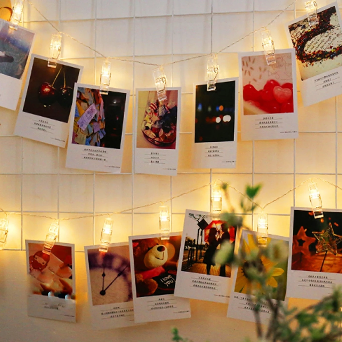 

1.5/2/3/5M 10/20/50 LED Garland Card Photo Clip String Fairy Lights Battery Operated Christmas Garlands Wedding Valentines Decor
