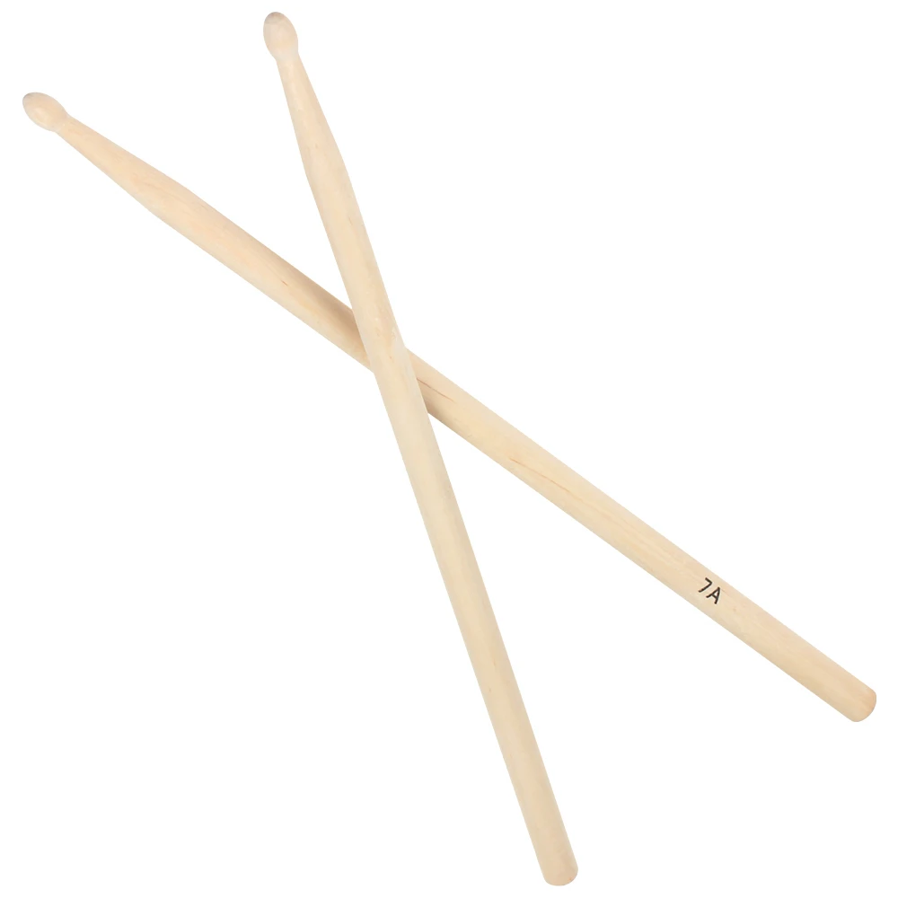 2 шт. портативный и легкий кленовый деревянный барабан палочки 7A барабанные палочки