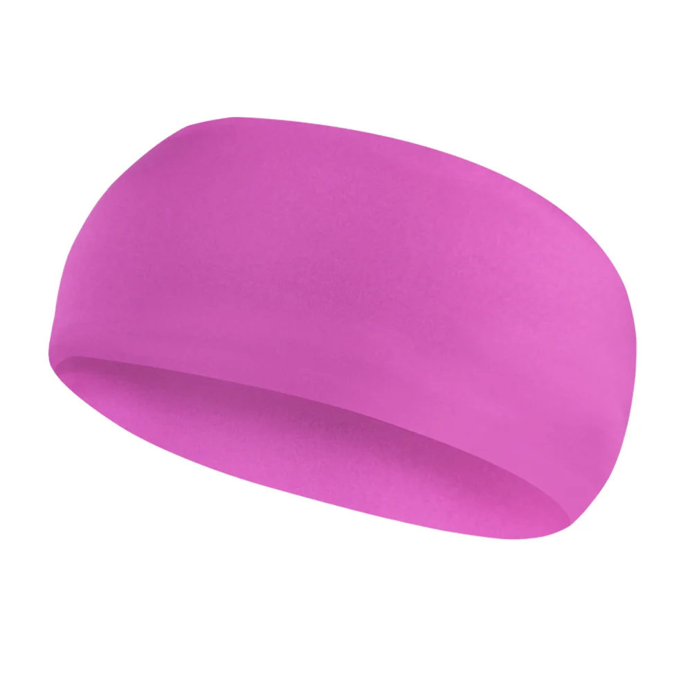 Lyca абсорбент Велоспорт Йога Спортивная Повязка от пота Для мужчин Sweatband для мужчин и женщин головные повязки для йоги головы Налобные повязки спортивные безопасности - Цвет: Розовый