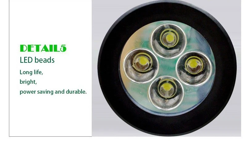 4Led Solar Lawn Lights Waterproof Outdoor Landscape Lighting Spotlight Wall Light Auto OnOff for Yard Garden Driveway Pathway (2)