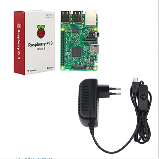 Комплект Raspberry Pi 3 Model B 5V2. 5A блок питания с переключателем+ sd-карта 16G+ корпус ABS+ вентилятор охлаждения+ радиатор+ кабель HDMI+ камера 5 Мп - Комплект: Комплект 1