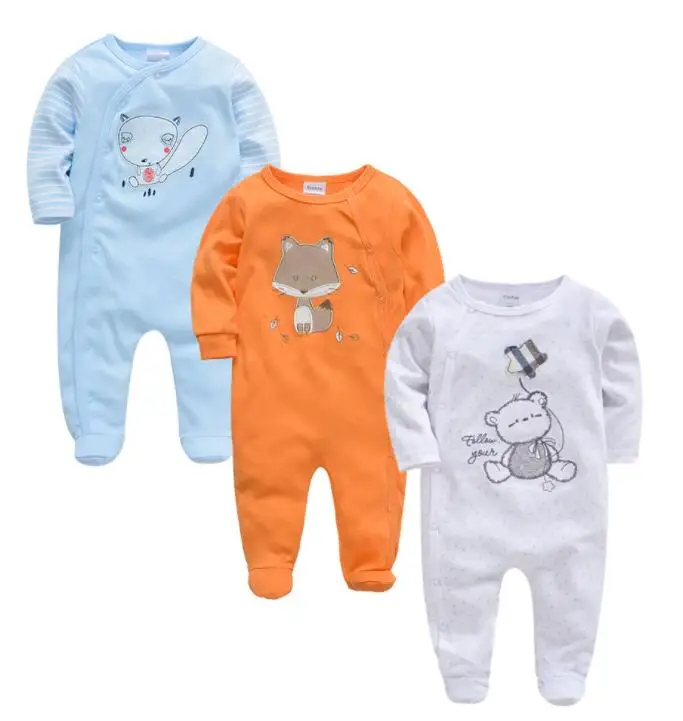 3 шт./лот летняя одежда для маленьких мальчиков; богемный комплект, roupa de спортивный костюм для новорожденных; хлопковые пижамы с длинными рукавами для детей возраста от 0 до 12 месяцев комбинезоны детская одежда