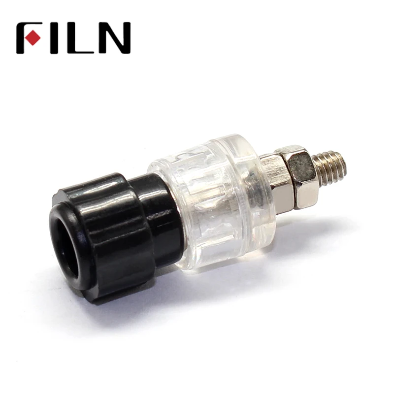 2pcslot 999A Binding post welding connector Socket For Power Amplifier Terminal AC Power red black Adapter Connector (1)