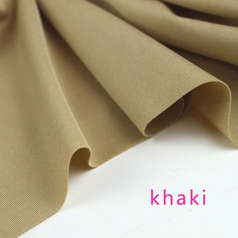 Эластичная ткань из спандекса, трикотажная ткань джерси, ткань для подводного плавания, юбка, бикини, купальник, платье, 60 дюймов, продается во дворе - Цвет: khaki