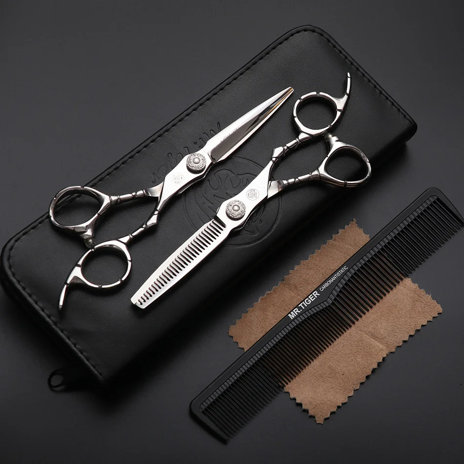 440C ножницы для волос Профессиональные Парикмахерские ножницы парикмахерские профессиональные ножницы для волос набор ножниц для стрижки волос 6,0 Парикмахерская