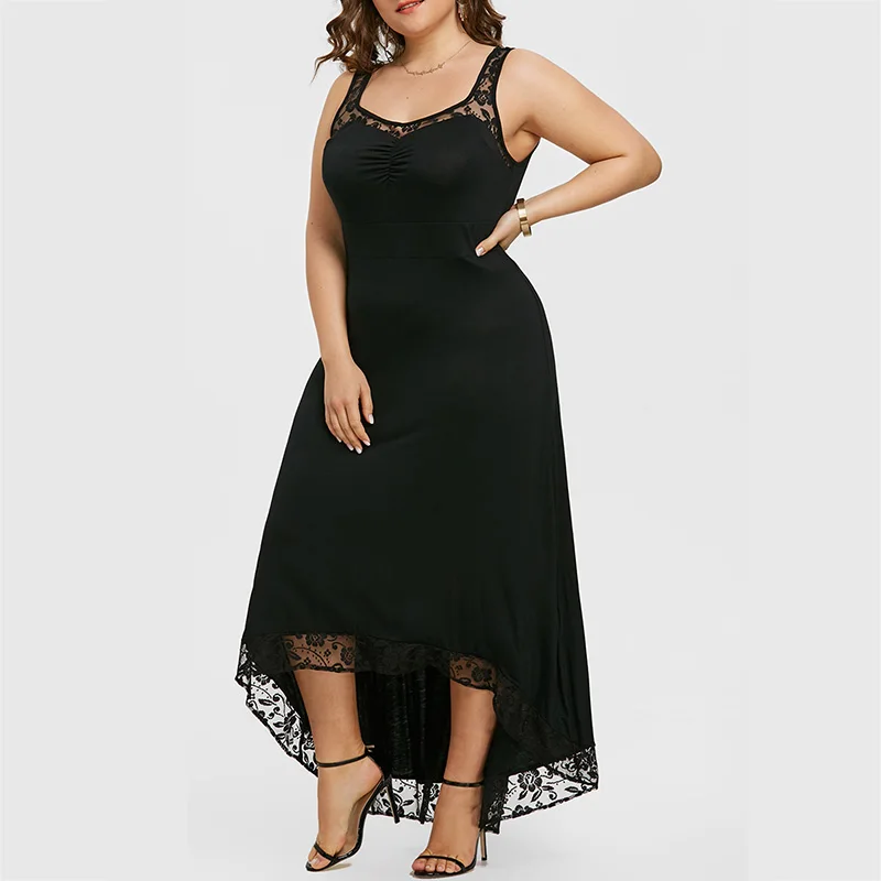 Aliexpress.com : Buy 2018 Womens Elegant Oversize Dress 2xl 3xl Plus ...