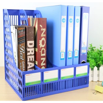 

Office Supplies Plastic Multi-file Frame 4-linked File Box File Column Information Storage Rack Office Rack
