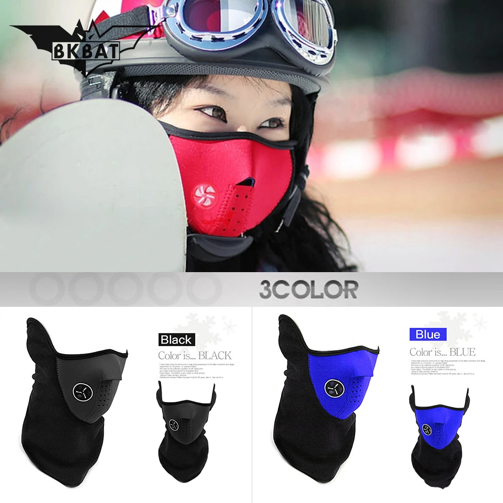 

NEW BKBAT 2019 Motorcycle SKULL Ghost Face Windproof Mask Cool Outdoor Sports Warm Ski Caps Bicyle Bike Balaclavas Scarf