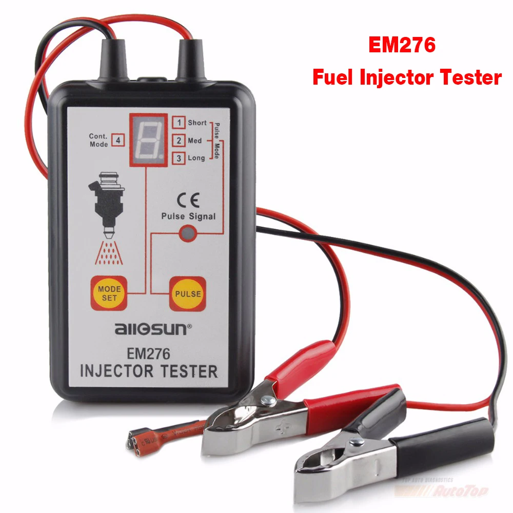 Тестер инжектора топлива OBD2 EM276 с 4 импульсными режимами система тестирования