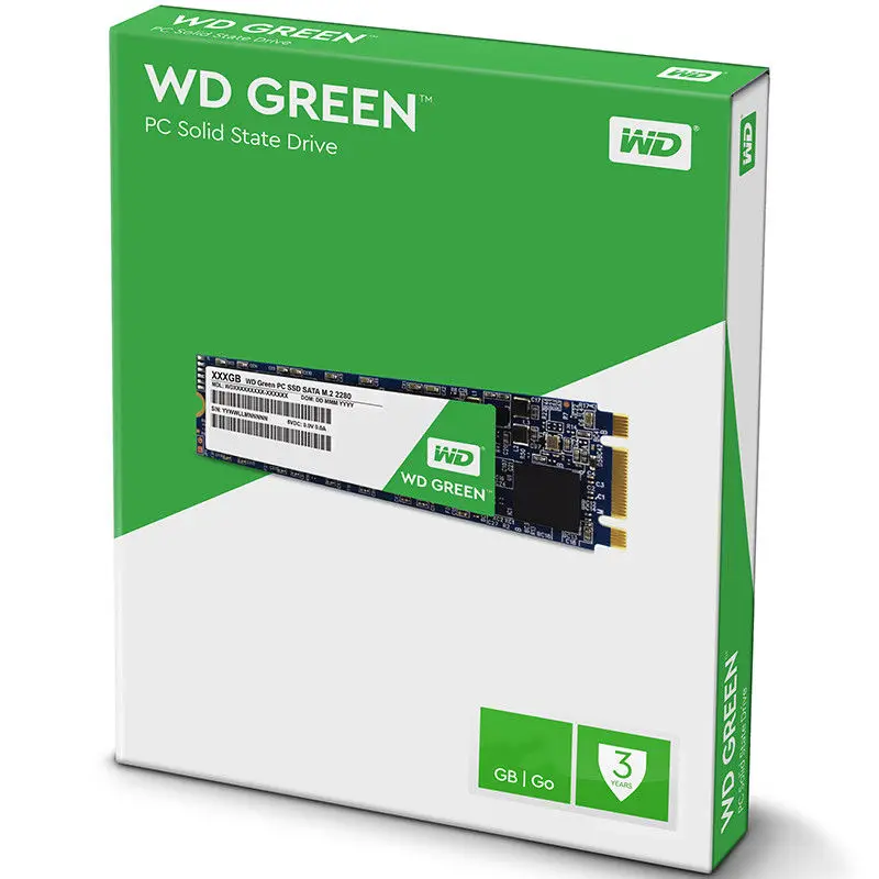 WESTERN DIGITAL WD GREEN SSD 120 ГБ внутренний SATA3.0 M.2 2280 NGFF твердотельный диск жесткий для