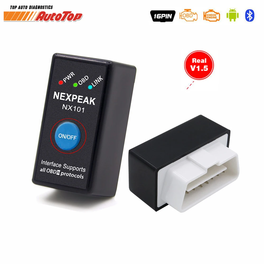 Universal OBD2 EML327 V1.5 Diagnostic Tool Car Mini Bluetooth ELM327 OBDII Adapter Auto Diagnostic Tool Car Diagnostic Scanner mini elm327 l v1 5 obd2 bluetooth car diagnostic tool scanner interfac