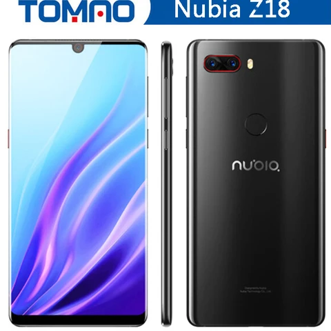 Nubia Z18 Mobile Phone 6 0  Water Drop Screen 8GB 128GB Snapdragon 845 Octa Core Android 8 1 3450mAh Smartphone Fingerprint
