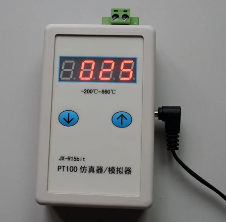 

PT100 simulator/emulator PT100 resistance value generator instead of PT100 transmitter debugging instrument