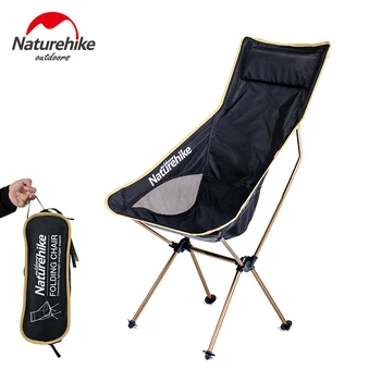

Naturehike Picnic Chairs Camping Chair High Back Aluminum Fishing Chair Compact Outdoor Folding Lightweight Chair Beach Chair