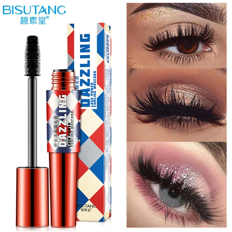 

New 4D Silk Fiber Lash Mascara Waterproof Long Lasting 3d Mascara for Eyelash Extension Black Thick Lengthening Eye Lashes