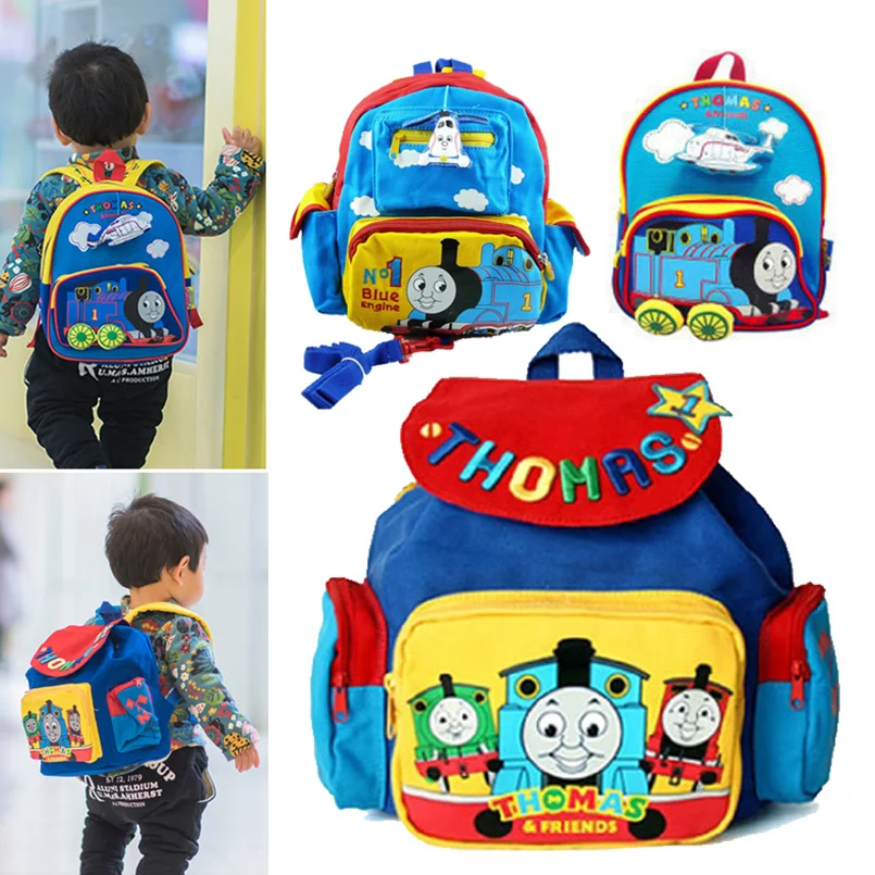 Aliexpress Thomas And Friends Train Kindergarten School Aliexpress Thomas And Friends Train Kindergarten School Bags Anime Toddler Backpack Anti Lost Bookbag Kids Baby Arm Bag For S Boys From