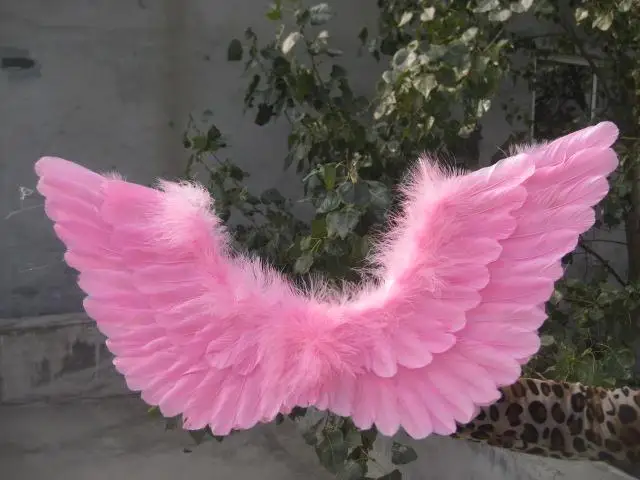 Baby Kids Beautiful White Angel Wings Feather for Party Decoration For Photos