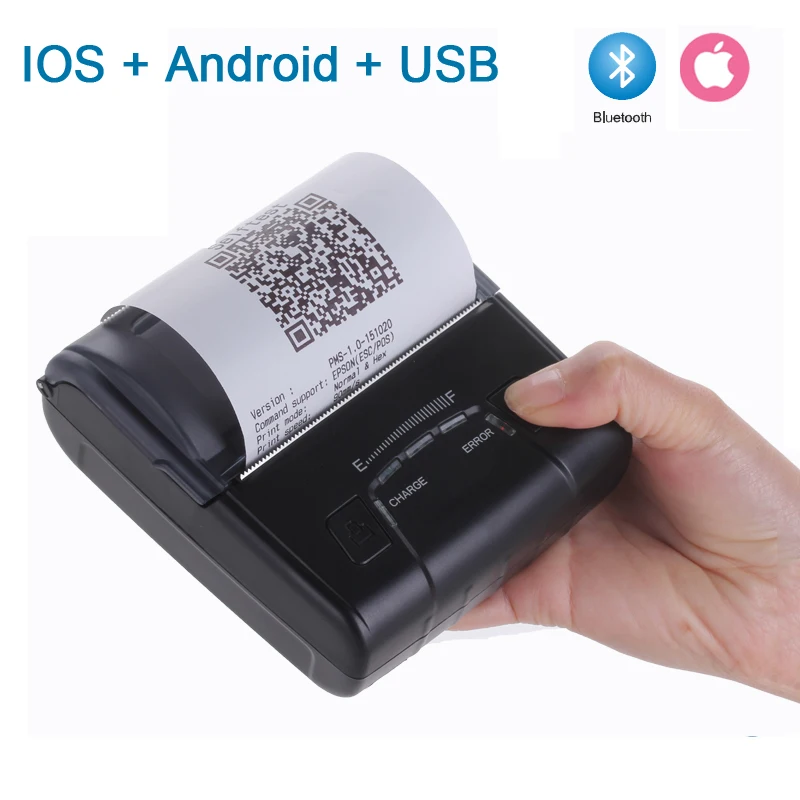 

High quality 3 inch portable free adroid sdk android bluetooth printer with battery thermal printer for the terminal HS-E30UAI