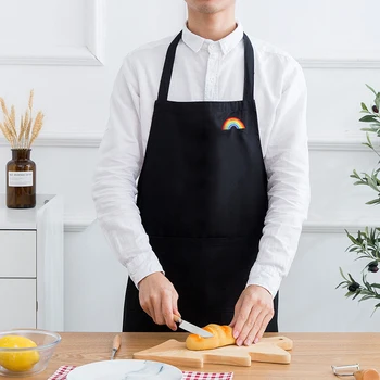 

Apron Korean fashion adult custom package kitchen home cute men and women cooking waist overalls