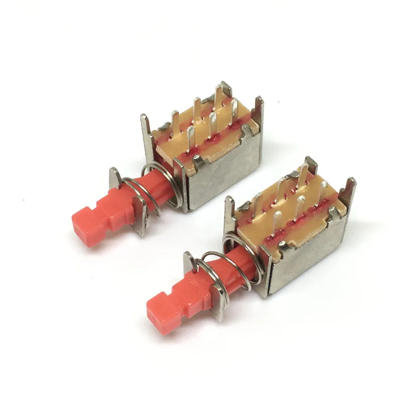 Directly key switch A03 PS-22F03 Directly key switch A03 PS-22F03 6pins self-locking Red