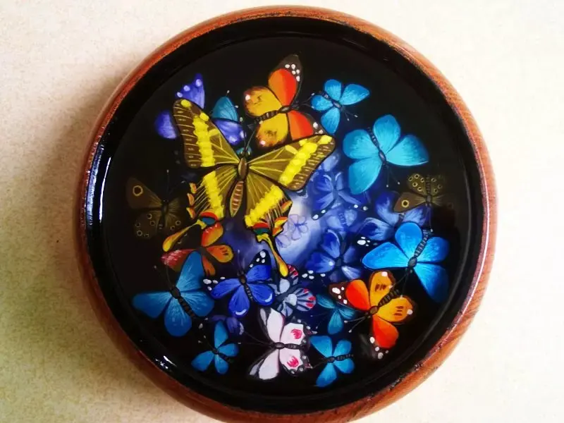 Estartek Customize 3D Stereoscopic Colorful Butterfly Resin Painting Bowl for Birthday and Holiday Gift | Игрушки и хобби