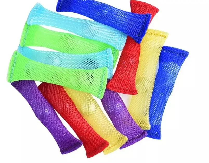 Colorful Mesh Grid Belt Fidget Toys Strong Marble Fidgets Toy Squeeze Squishy Toy Action Figures Aliexpress