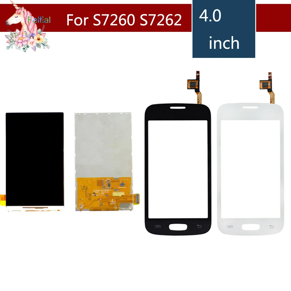 

4.0" For Samsung Galaxy Ace 3 S7270 S7272 S7275 LCD Display With Touch Screen Digitizer Sensor Replacement