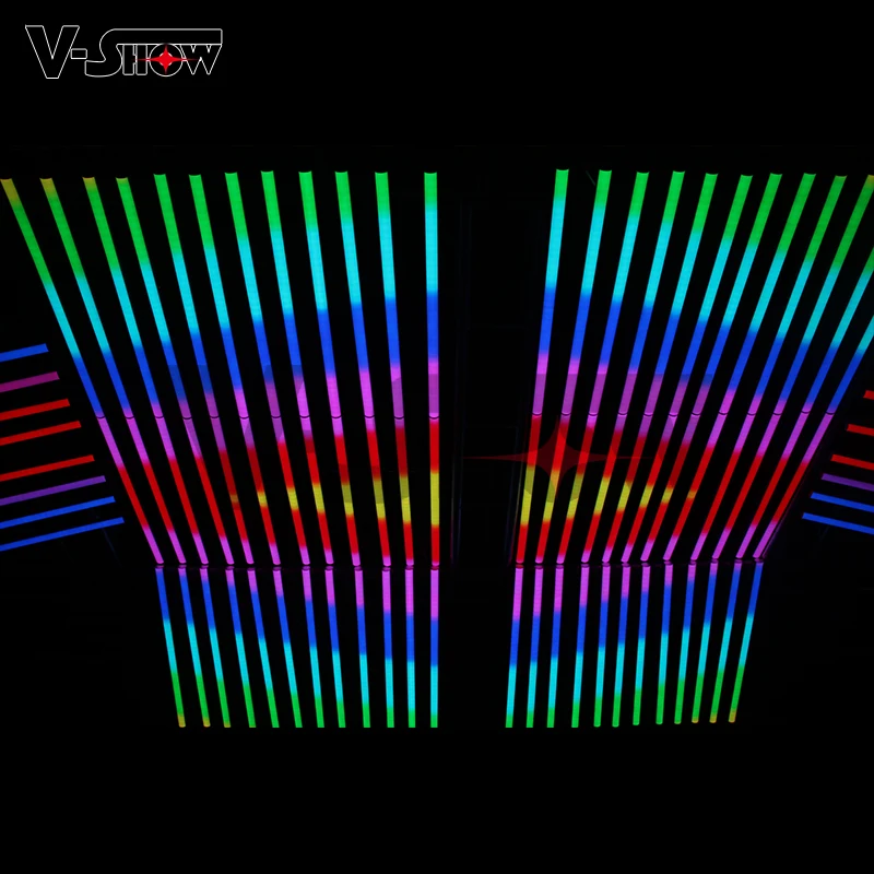 16 шт. светодиодная Пиксельная трубка с Artnet DMX контроллер диджей сценический светодиодный бар для события церковная дискотека