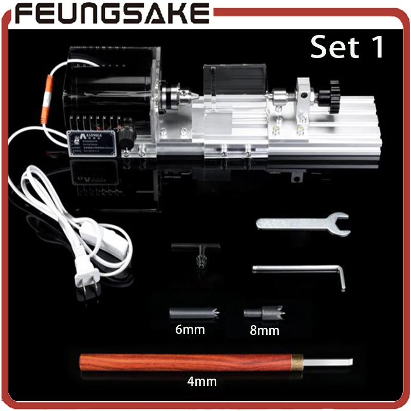 

DIY Wood Lathe Mini Lathe Machine Polisher Table Saw for polishing Cutting,metal mini lathe/didactical DIY lathe big power