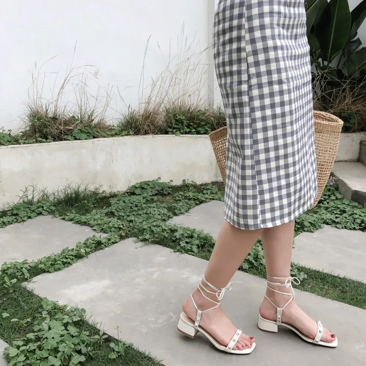 

Big Size 9 10 11 high heels sandals women shoes woman summer ladies Ankle strap sandals