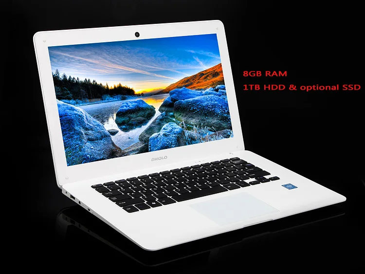 3 шт./лот с экраном 14″ процессором Intel Pentium Quad core 8 Гб Оперативная память 240 ГБ SSD+ Дополнительно 1 ТБ HDD USB 3,0 Windows ноутбук компьютер